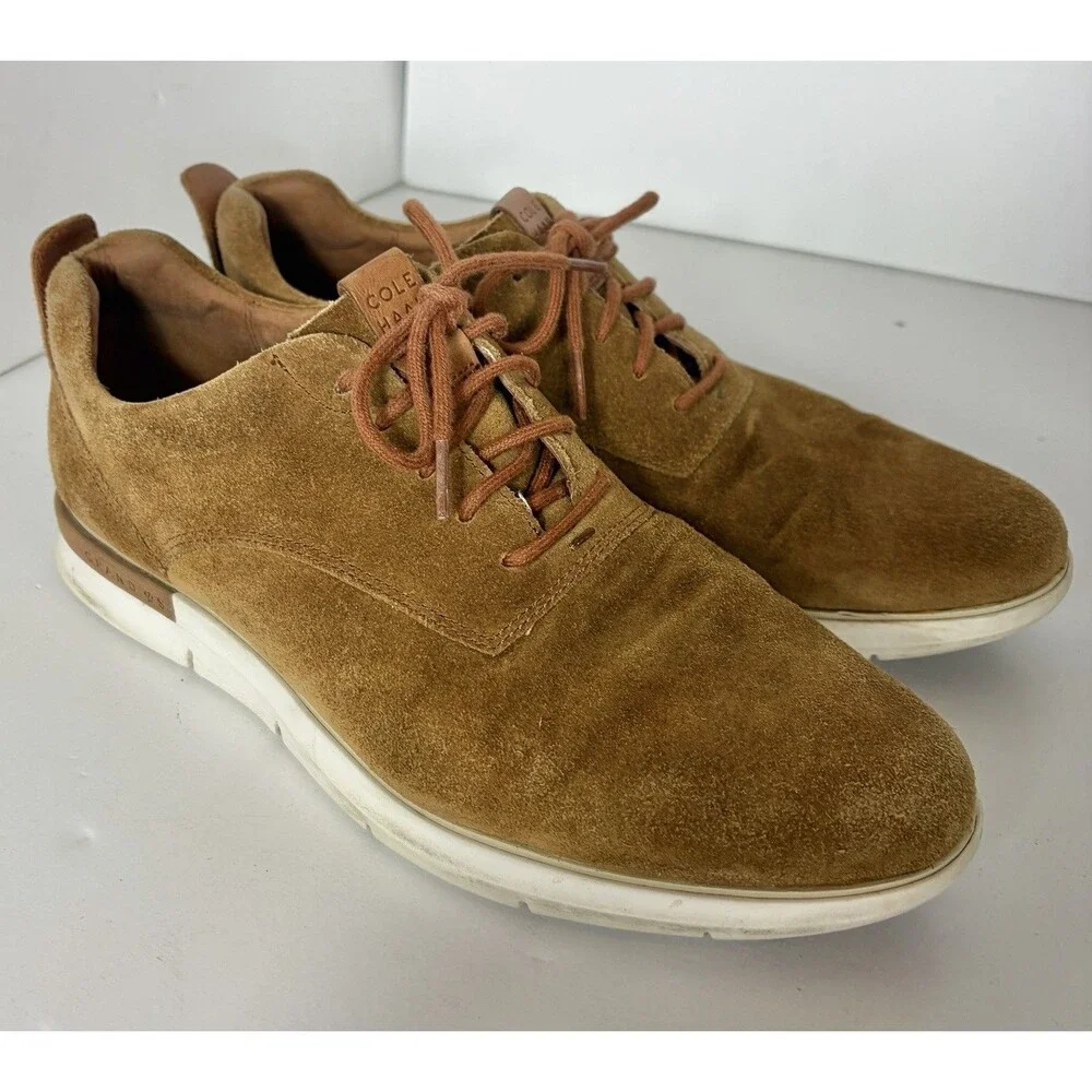 Cole Haan Oxford Grand Horizon Brown Suede GS C26363 Men’s 11.5M